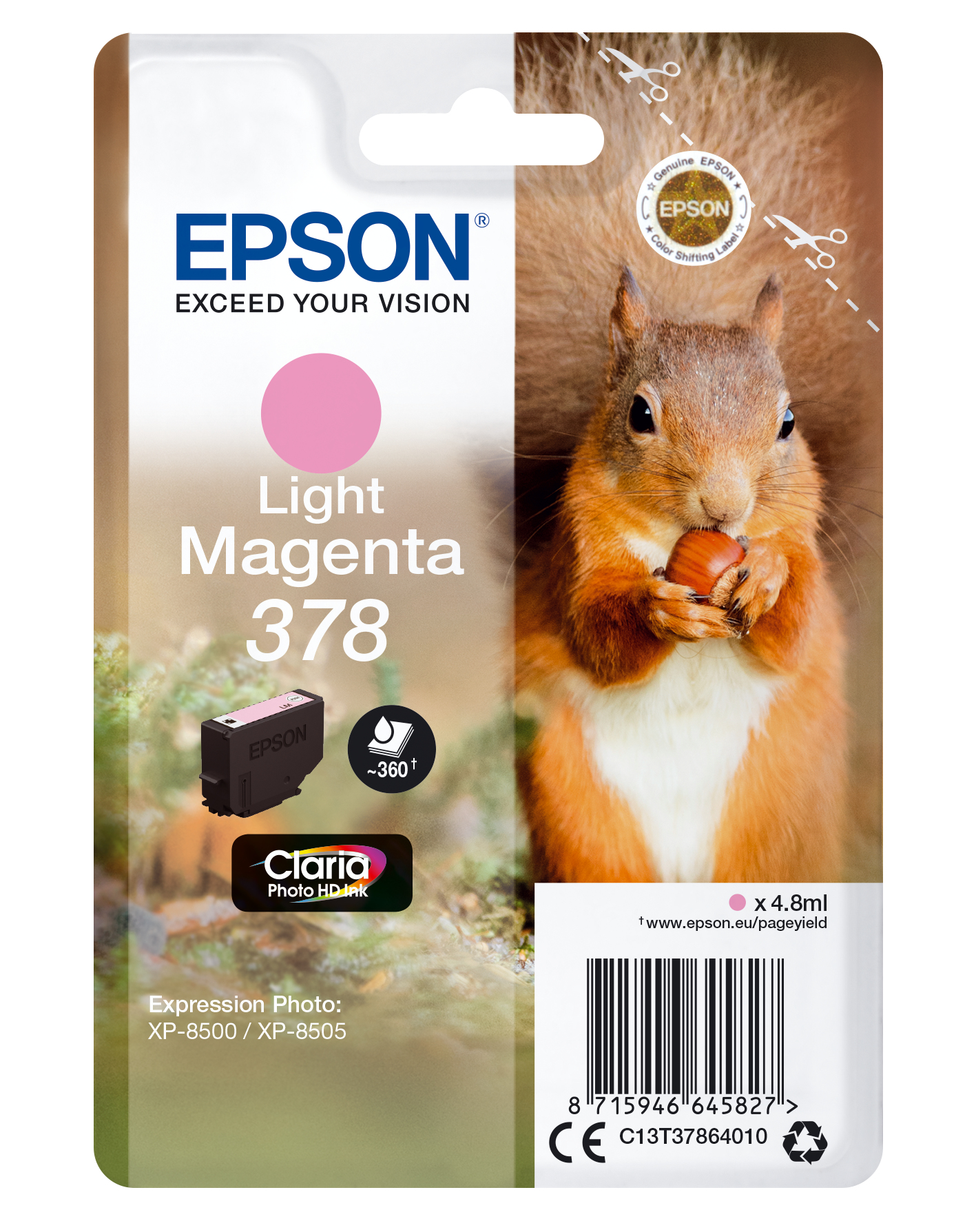 Epson 378 - 4.8 ml - hellmagentafarben - original