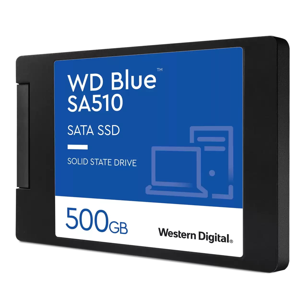 WD Blue SA510 WDS500G3B0A-00AXR0 - SSD - 500 GB - intern - 2.5" (6.4 cm)