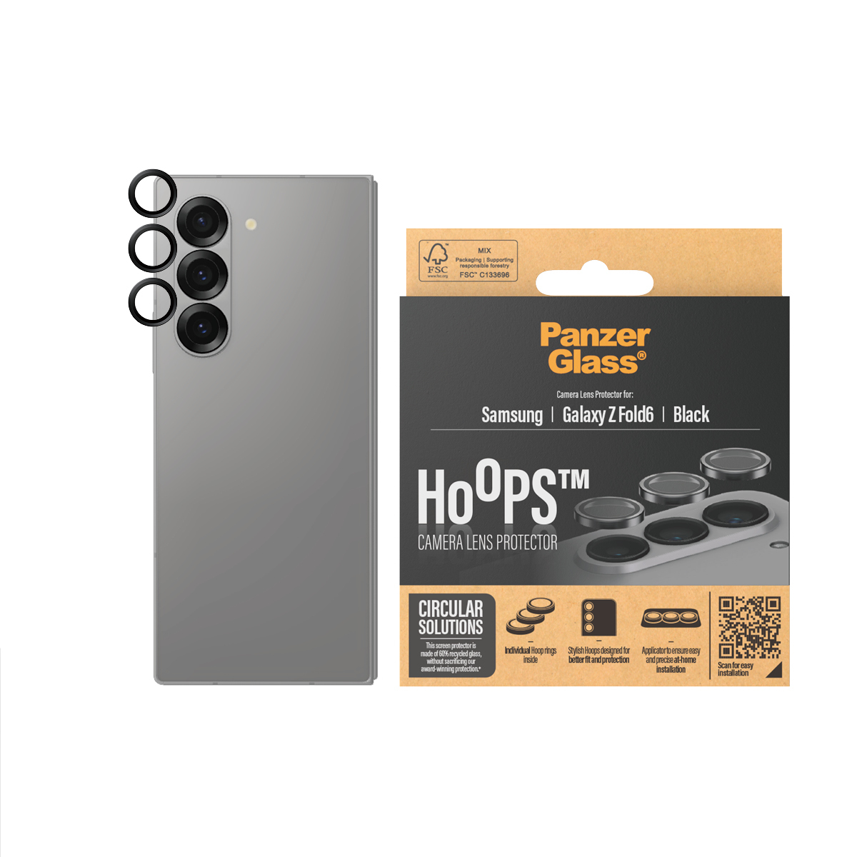 PanzerGlass Hoops - Objektivschutz für Handy
