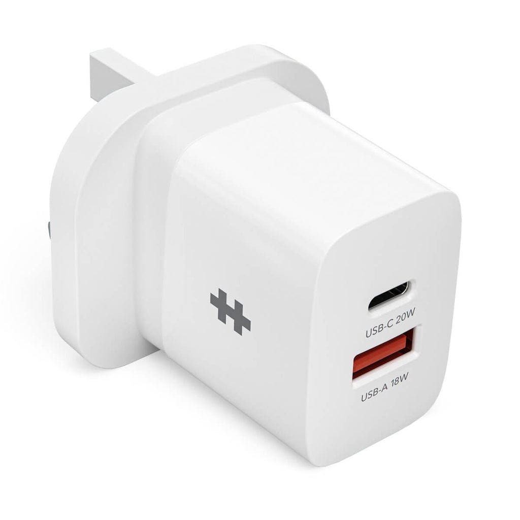 Targus HyperJuice - Netzteil - 3.1 A - PD - 2 Ausgabeanschlussstellen (USB, USB-C)