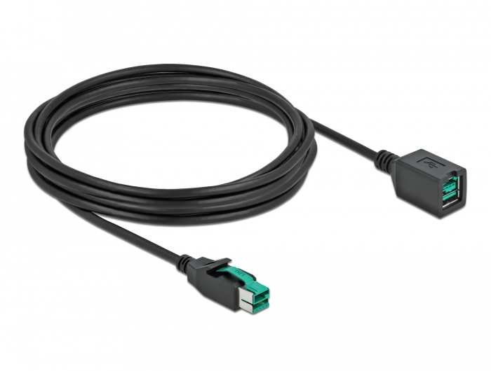 Delock PoweredUSB Verlängerungskabel - USB PlusPower (12 V)