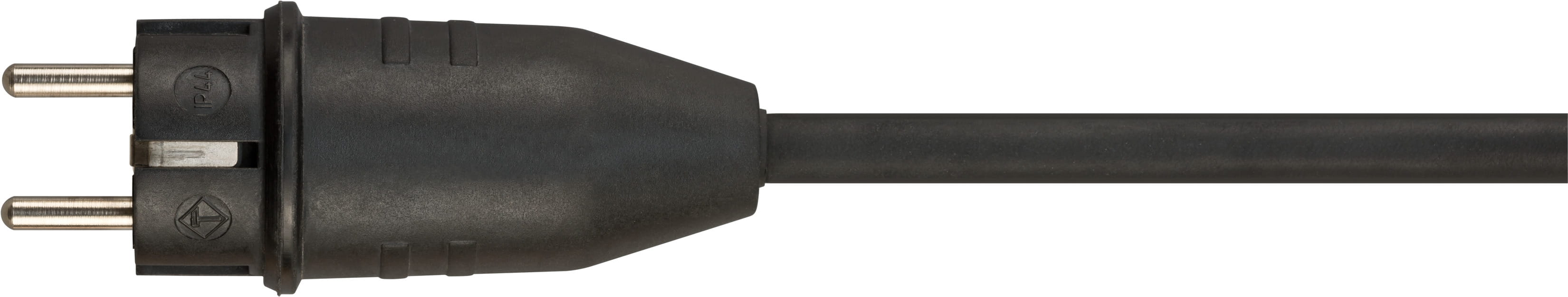Brennenstuhl 1160210, 3 m, Drinnen/Draußen, Gerade, IP44, Neopren, Gummi, Schwarz