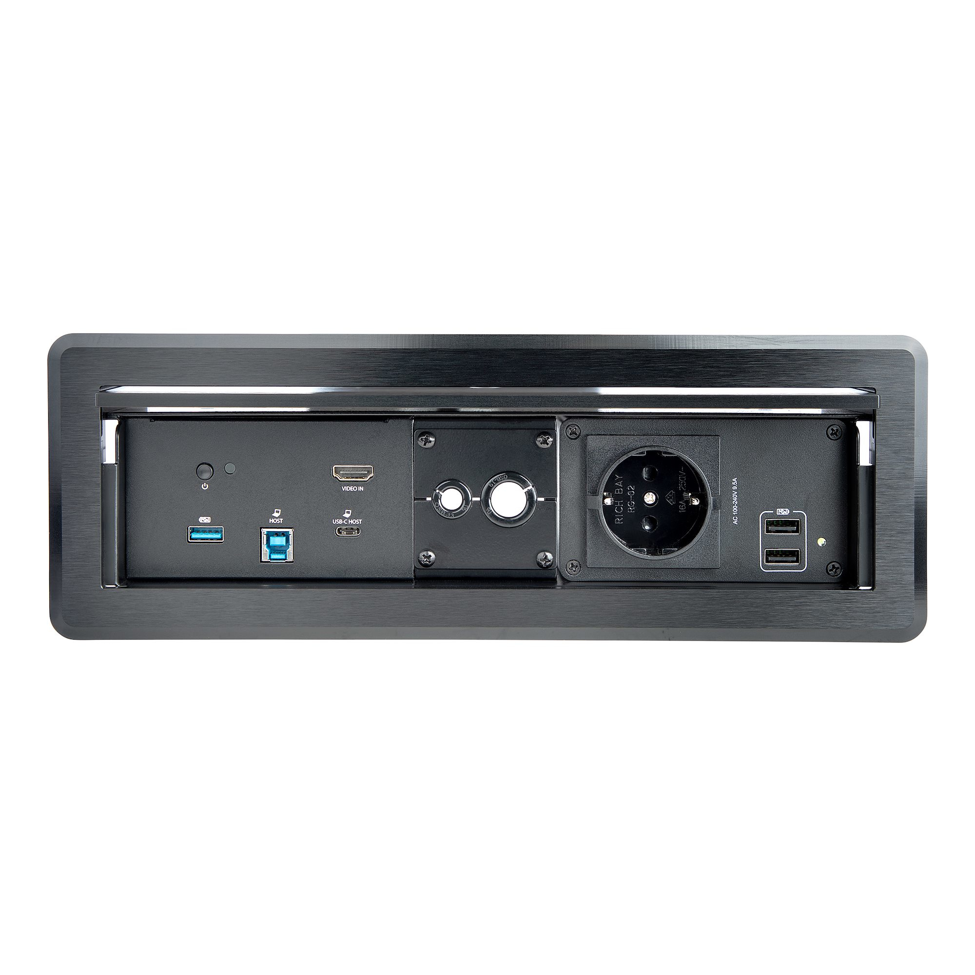 StarTech.com Tischanschlussfeld (mit Laptop-Dockingstation und Stromversorgungsmodulen, 4K HDMI®, USB-C™ und USB-A, PD) StarTech.com Tischanschlussfeld (mit Laptop-Dockingstation und Stromversorgungsmodulen, 4K HDMI®, USB-C™ und USB-A, PD)