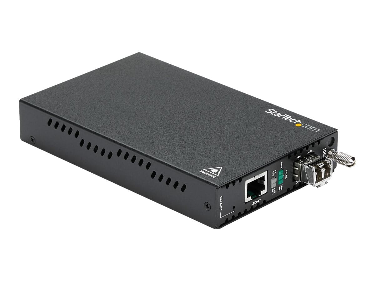 StarTech.com OAM Gigabit Ethernet Multimode LWL / Glasfaser LC Medienkonverter bis 550m