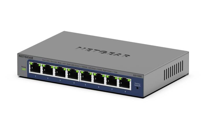 Netgear Plus GS108Ev4 - Switch - unmanaged