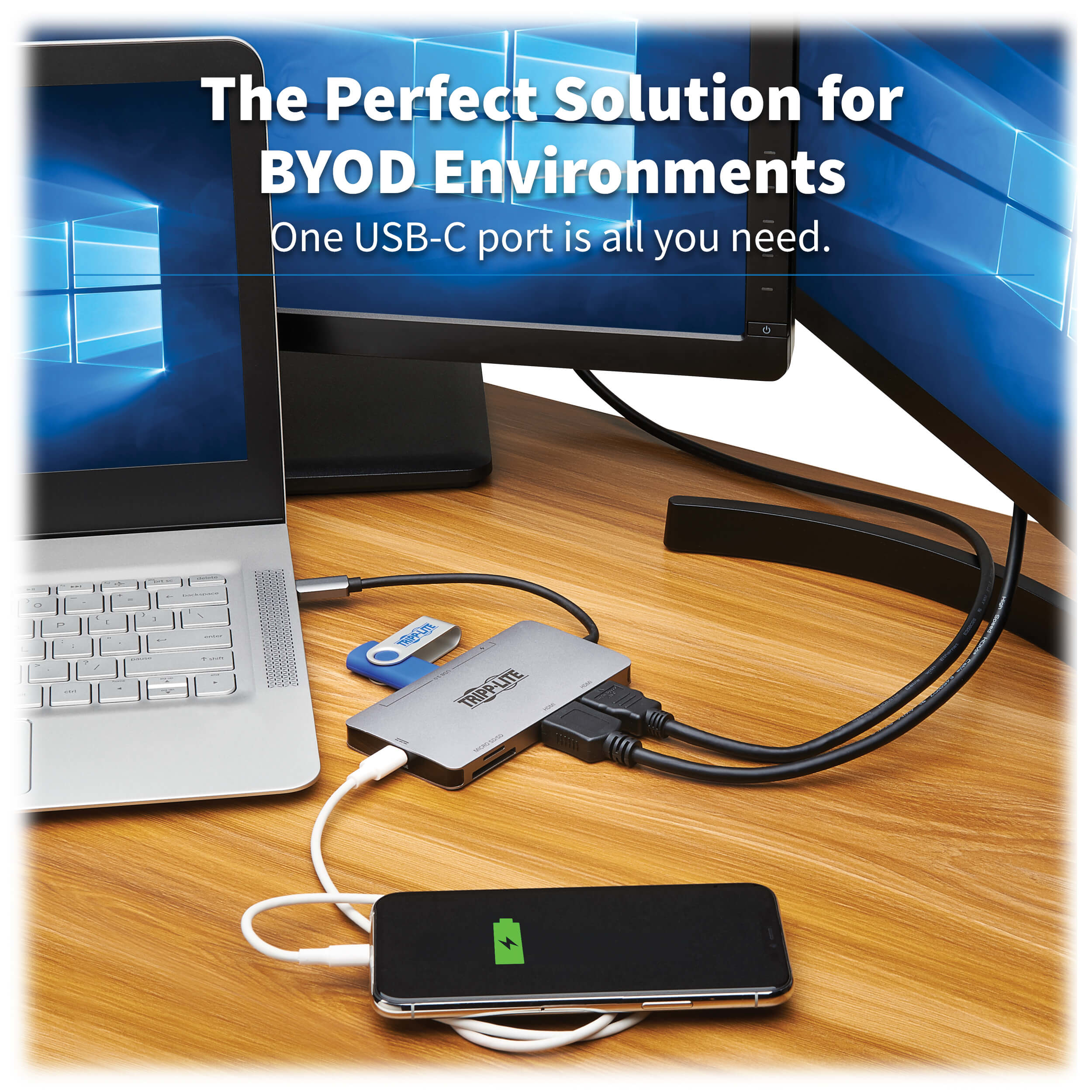 Tripp Eaton Tripp Lite Series USB-C Dock, Dual Display