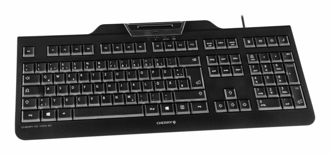 Cherry KC 1000 SC - Tastatur - USB - Tastenschalter: