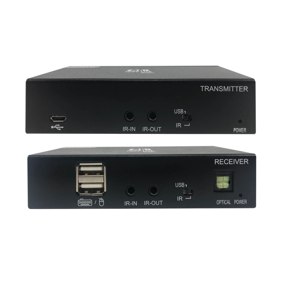 Tripp Eaton Tripp Lite Series HDMI over Cat6 Extender Kit with KVM Support, 4K 60Hz, 4:4:4, USB/IR, PoC, HDR, HDCP 2.2, 230-ft. (70.1 m)