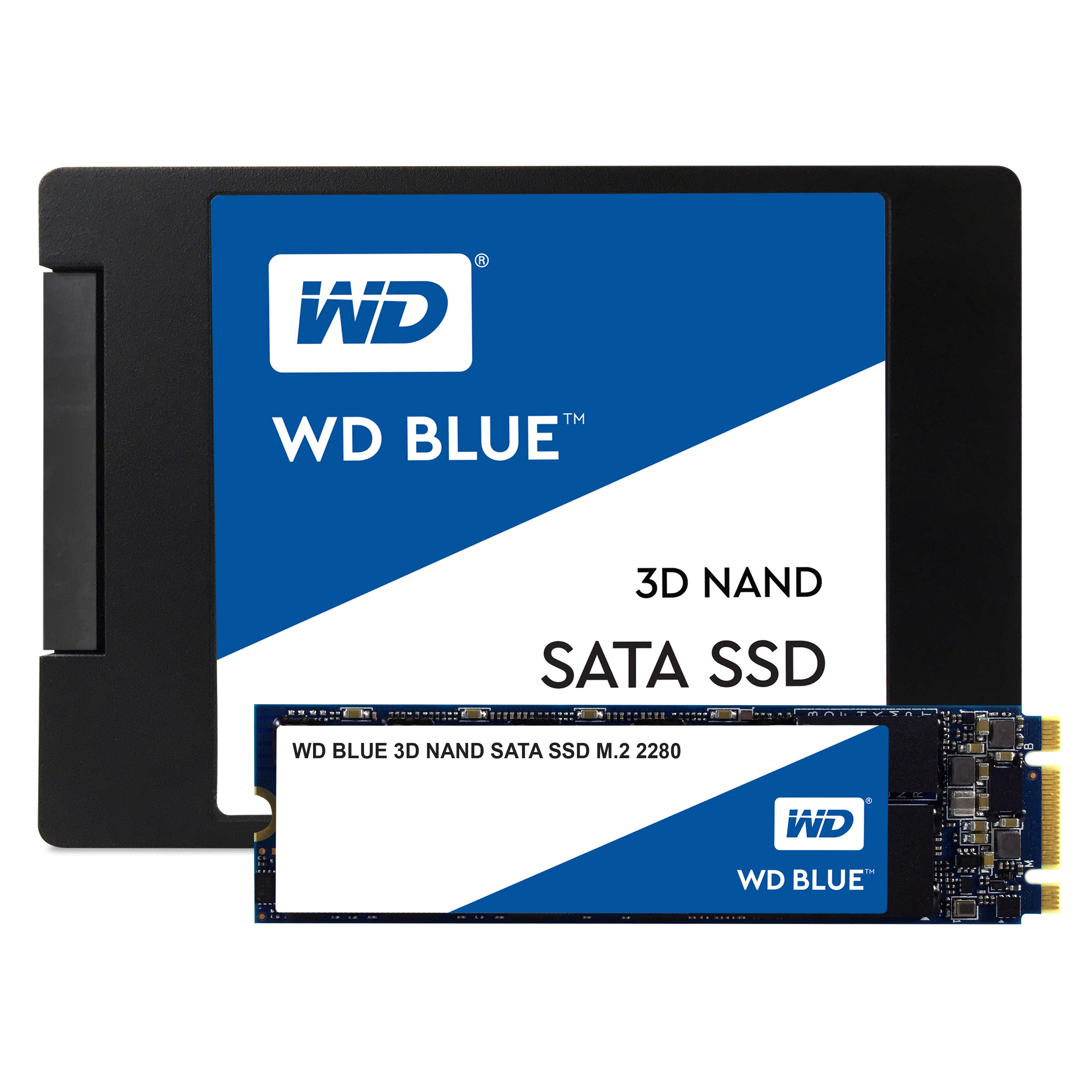 WD Blue 3D NAND SATA SSD WDS250G2B0A - SSD - 250 GB - intern - 2.5" (6.4 cm)