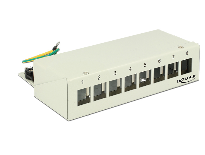Delock Keystone Desktop Patch Panel - Patch Panel