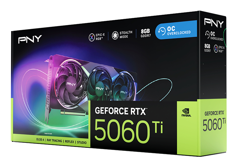 PNY GeForce RTX 5060 Ti 8GB EPIC-X RGB Overclocked