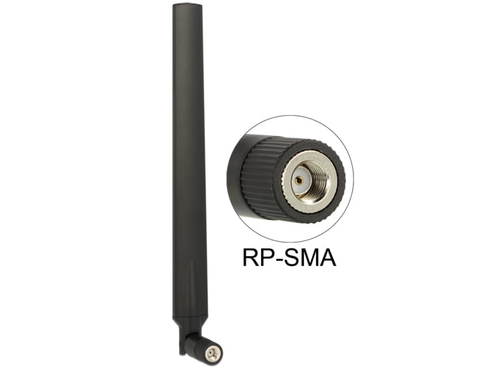 Delock Antenne - Wi-Fi - 7 dBi (für 5 GHz), 4 dBi (für 2,4 GHz)