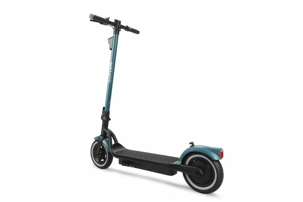 SoFlow SO2 Air Max, Klassischer Roller, Schwarz, Blau, Grau, 20 km/h, 120 kg, Unisex, 2 Rad/Räder