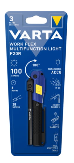 Varta Work Flex Multifunction F20R - Arbeitsbeleuchtung