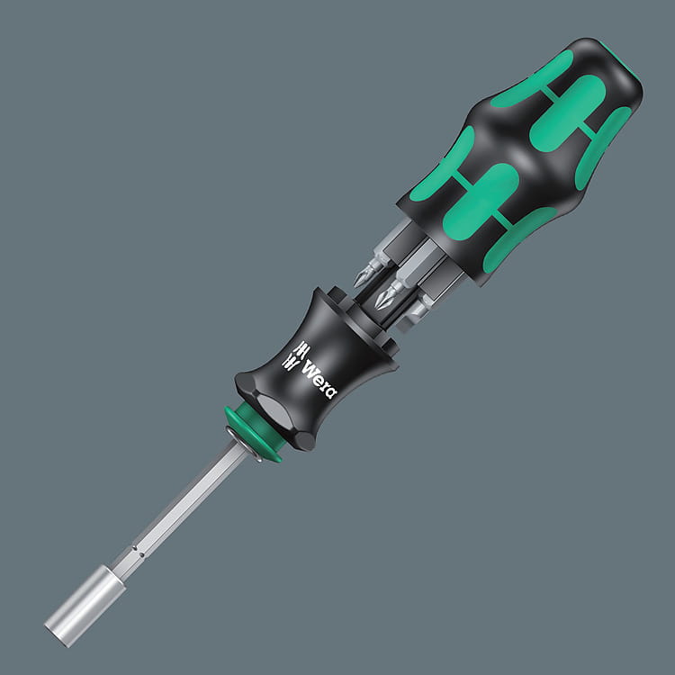 Wera Kraftform Kompakt 28 - Handhalter mit Bit- und Adapterset