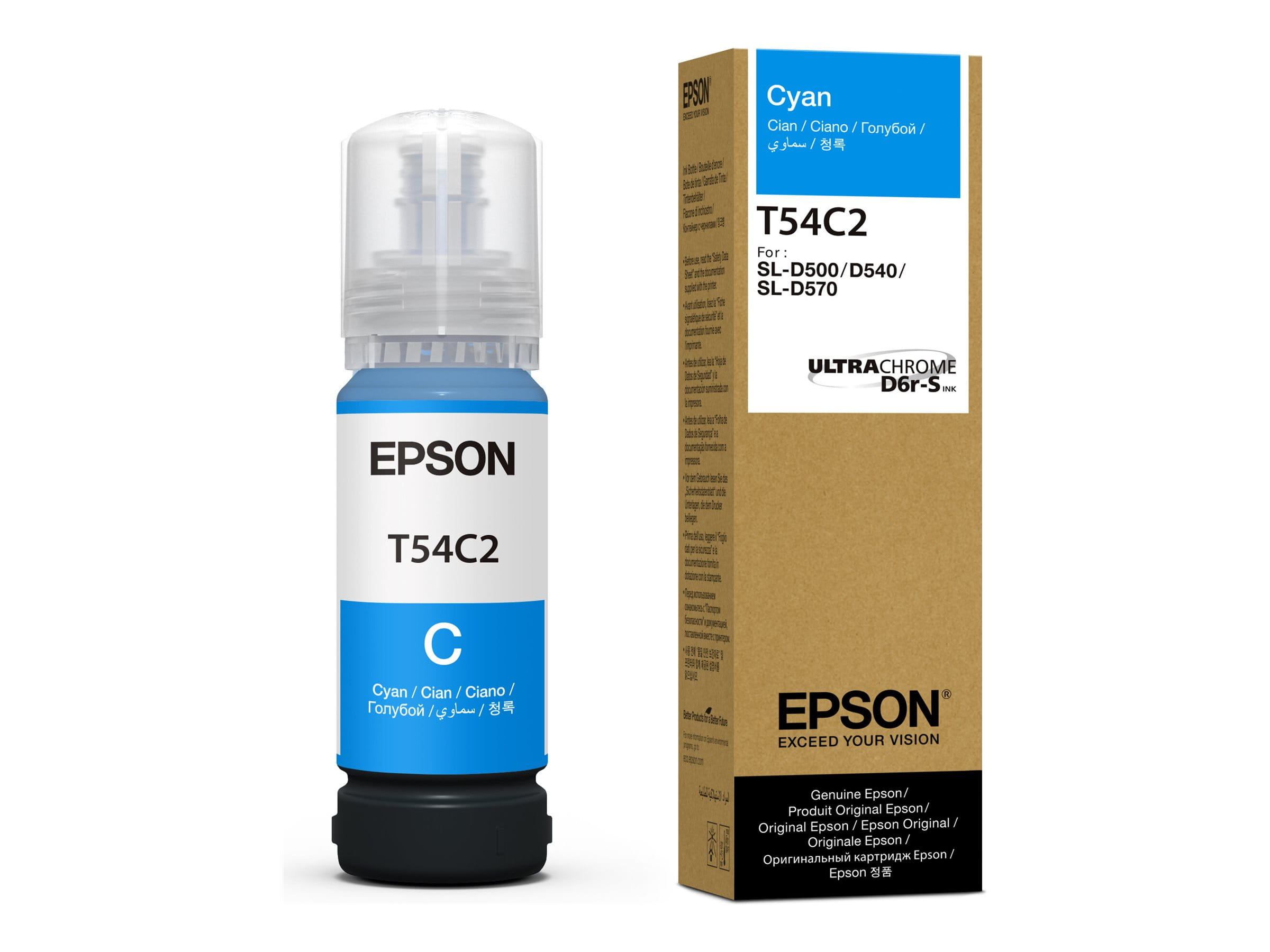 Epson T54C - Cyan - original - Box - Nachfülltinte