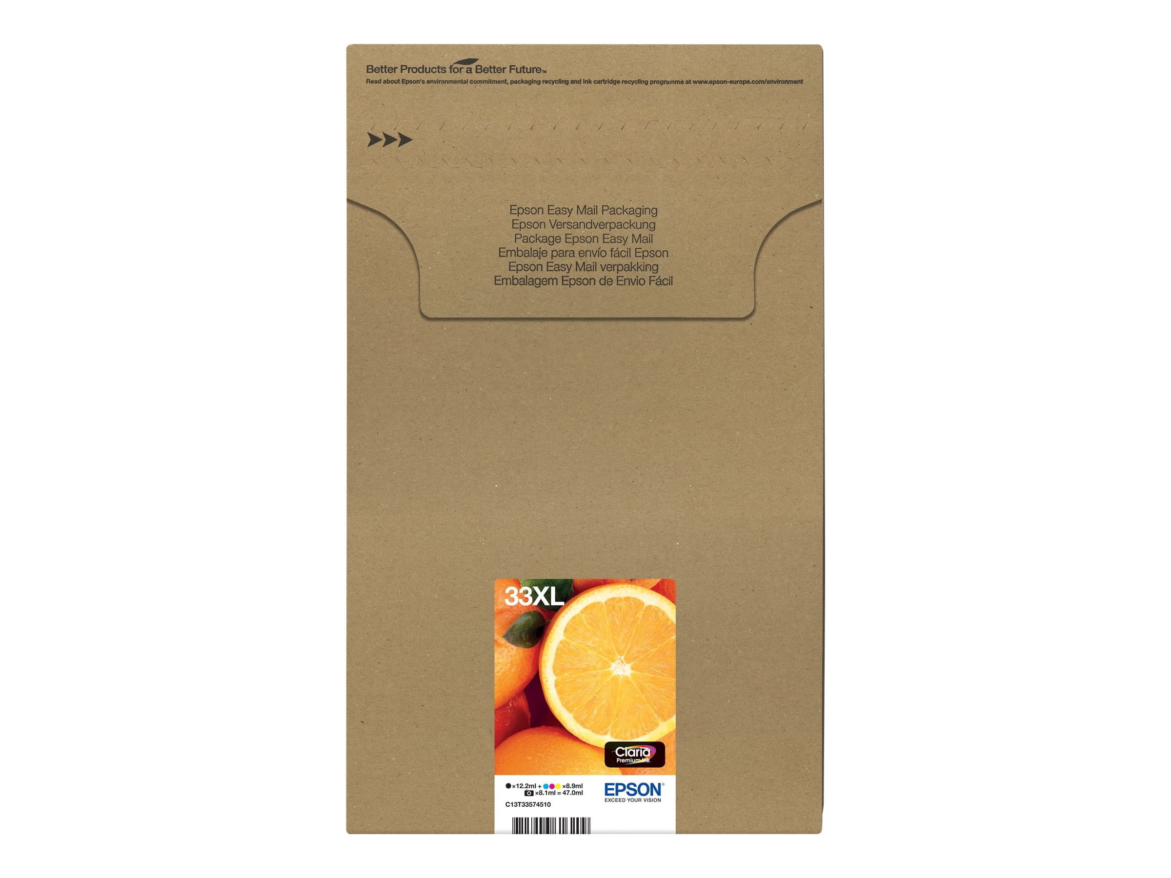 Epson 33XL Multipack - 5er-Pack - XL - Schwarz