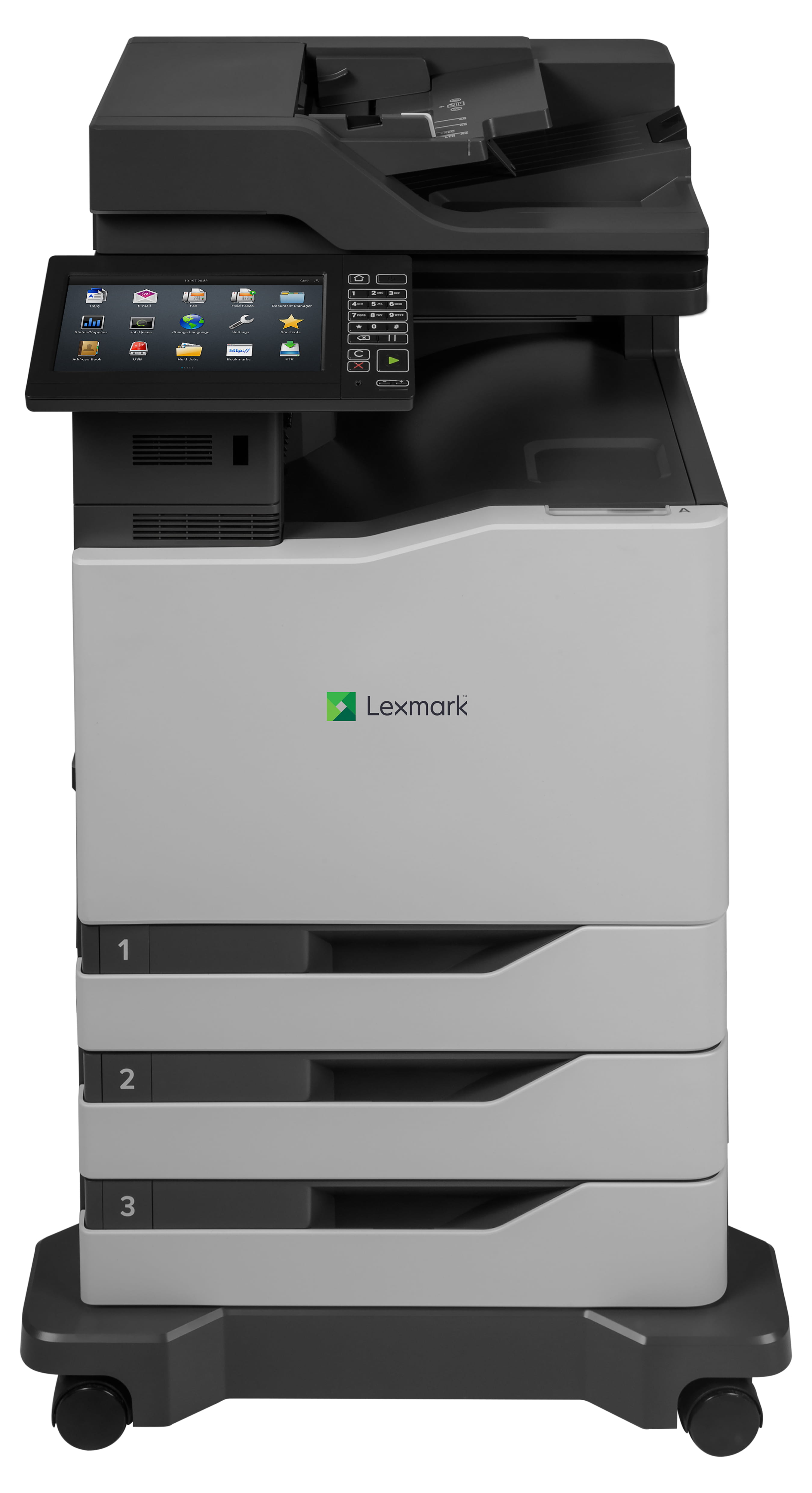 Lexmark CX860dte - Multifunktionsdrucker - Farbe - Laser - Legal (216 x 356 mm)/