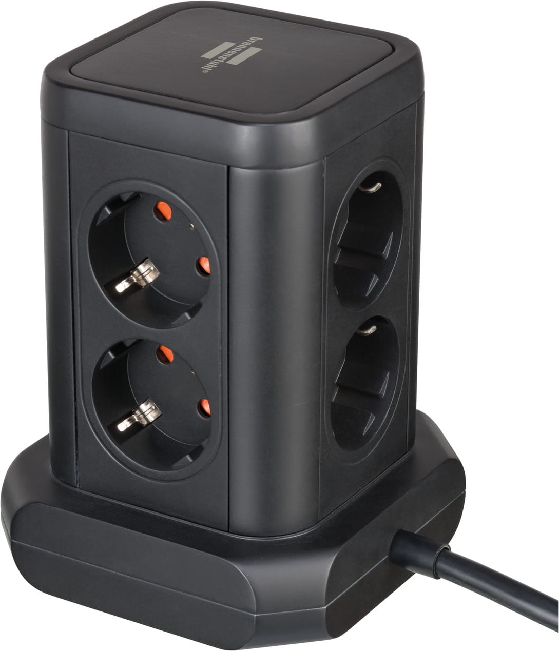 Brennenstuhl 1153560010, 2 m, Drinnen, IP20, 1,5 mm², Schwarz, 8 AC-Ausgänge