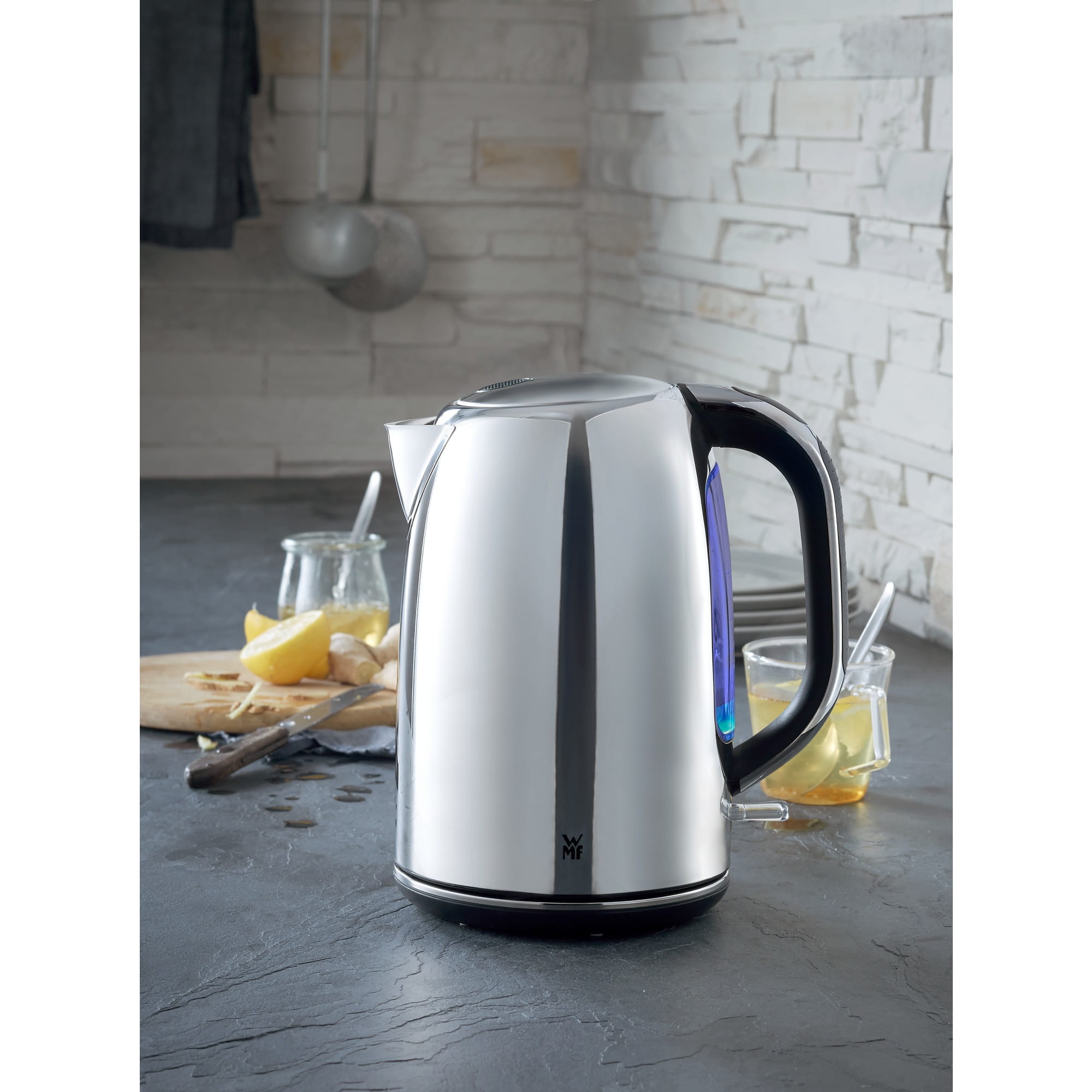 WMF SkyLine 04.1305.0021, 1,6 l, 3000 W, Schwarz, Edelstahl, Wasserstandsanzeige, Überhitzungsschutz, Drahtlos