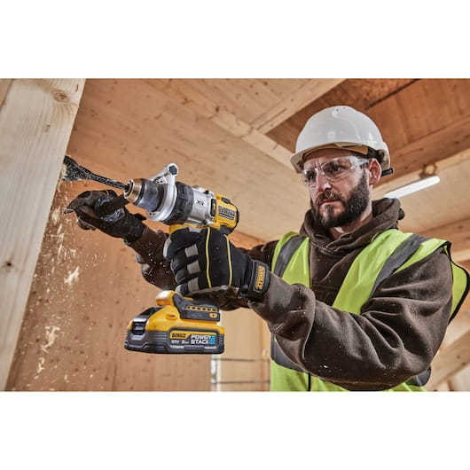 DEWALT DCD1007NT-XJ, Handbohrmaschine, Ohne Schlüssel, Bürstenlos, Schwarz, Gelb, 1,3 cm, 2250 RPM