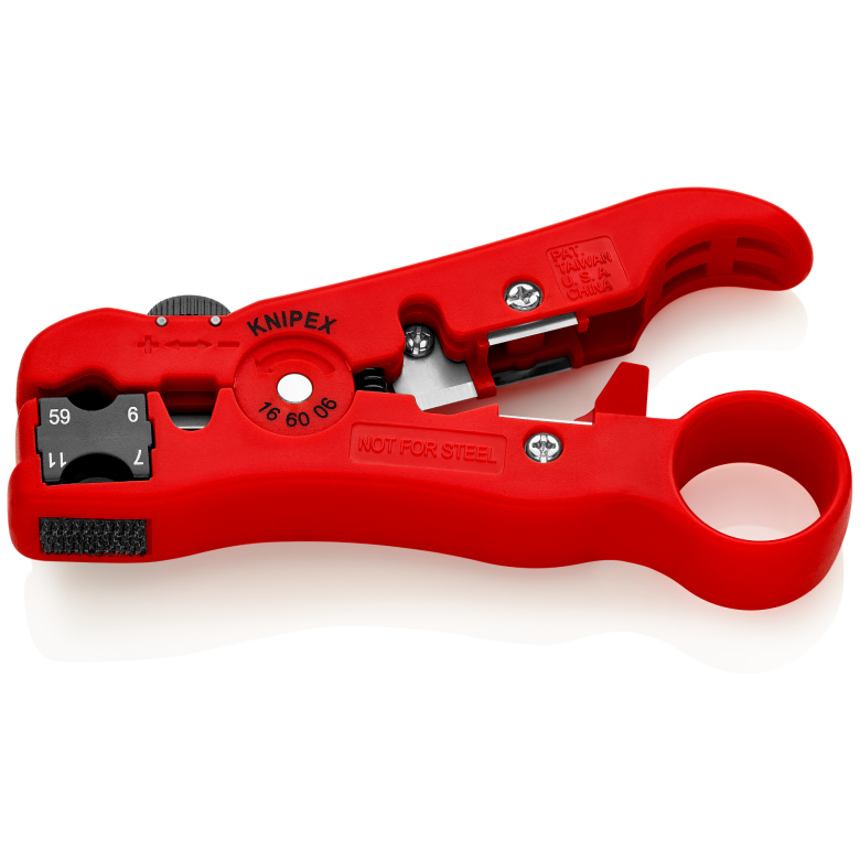 KNIPEX Kabel-Abisolierzange - für Koax- und