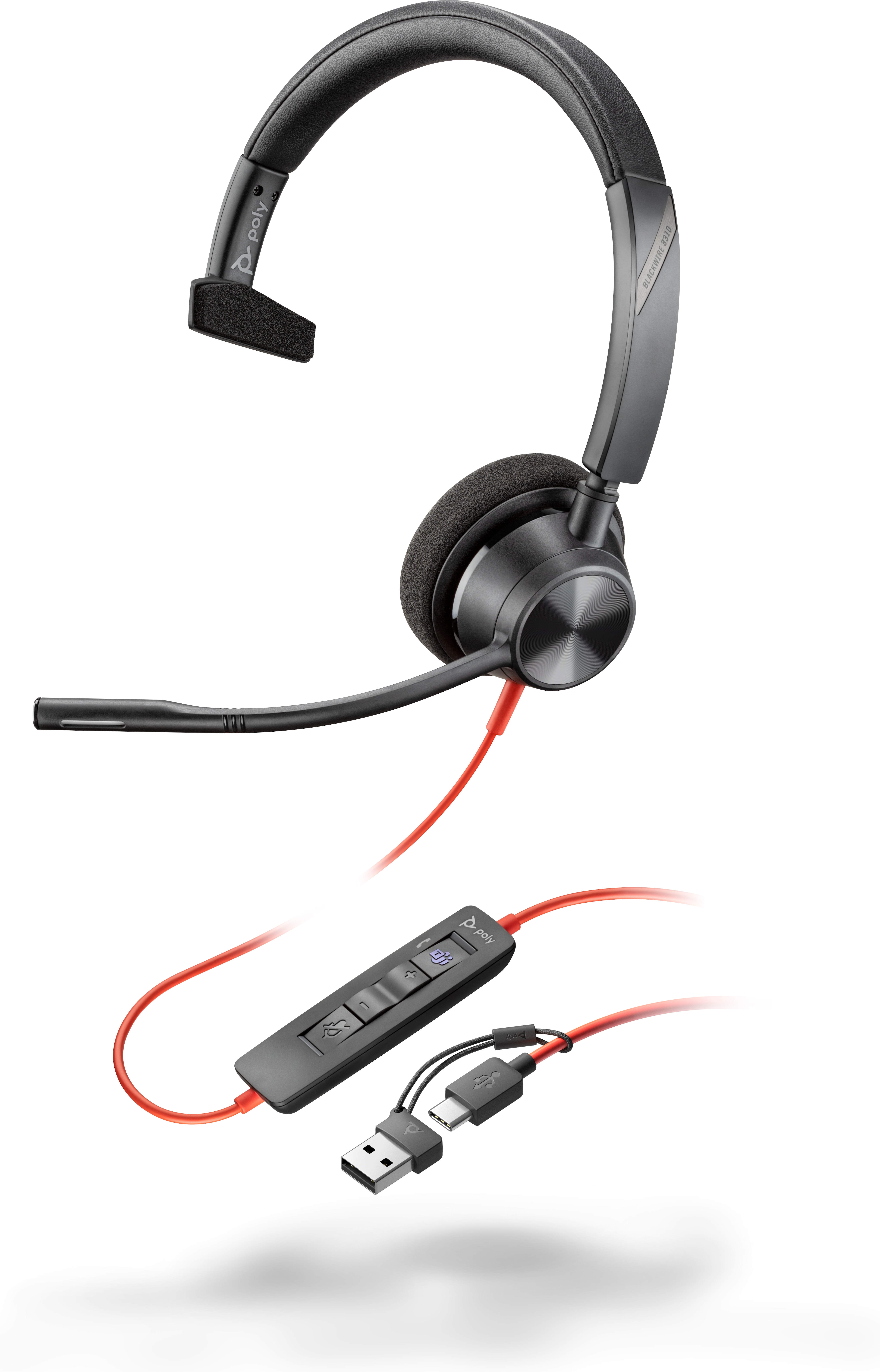 Poly Blackwire 3310 - Blackwire 3300 series - Headset