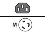 HPE Stromkabel - power IEC 60320 C13 zu NEMA L6-20 (M)