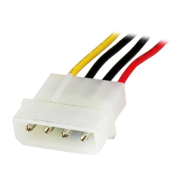 StarTech.com 30cm LP4 Molex Strom Verlängerung - 4 Pin Anschlusskabel / Verlängerungskabel - Stecker/Buchse - Spannungsversorgungs-Verlängerungskabel - interne Stromversorgung, 4-polig (M)