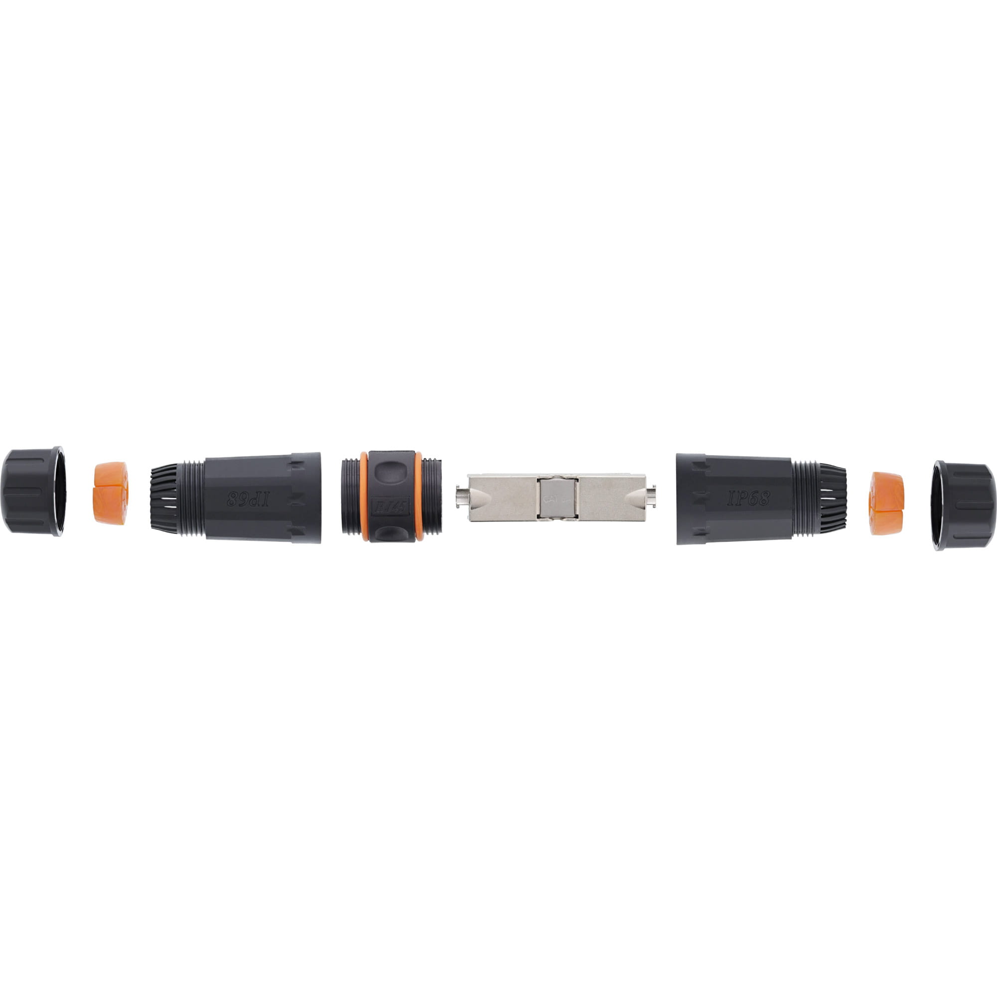 InLine Cat.6A Kabelverbinder - geschirmt - IP68 - LSA-Technik - outdoor