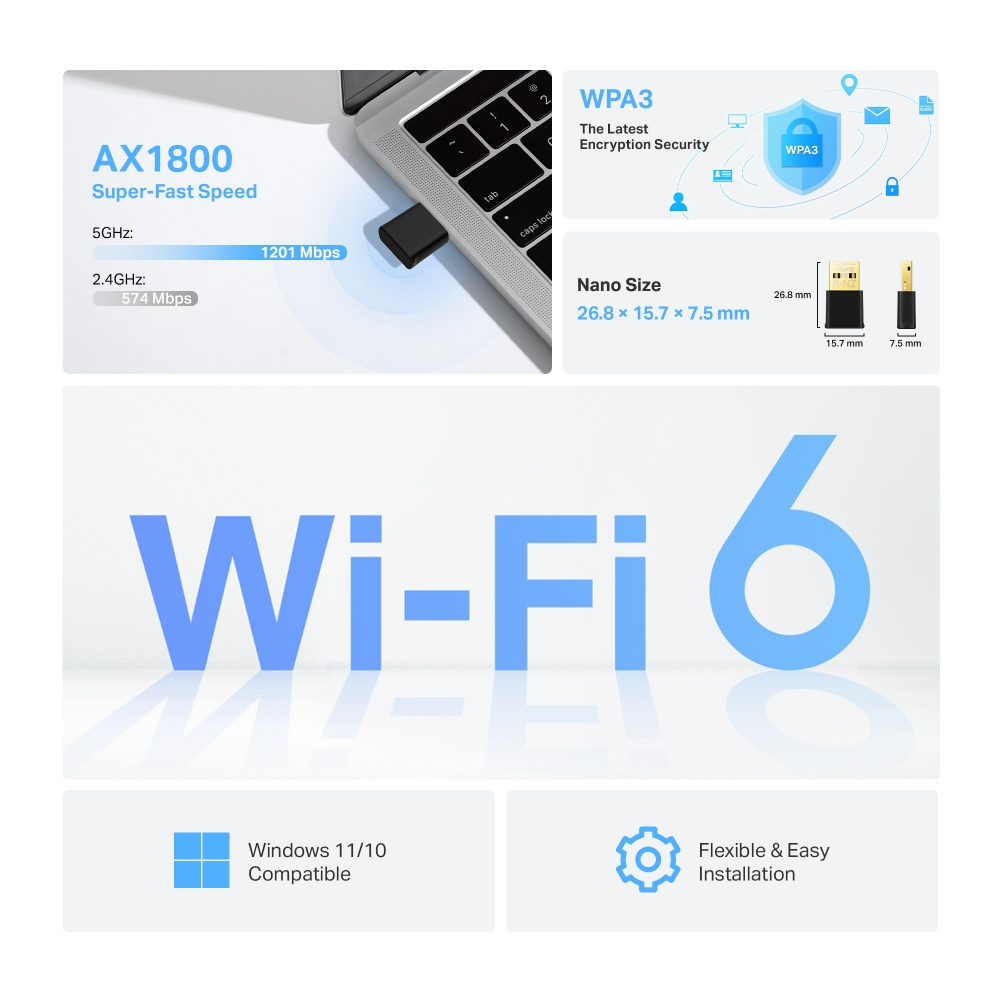 TP-LINK Archer TX20U Nano V1 - Netzwerkadapter