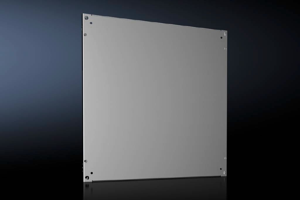 Rittal 8617.580, Montageplatte, Grau, Galvanisiertes Stahl, 700 mm, 700 mm, 2,5 mm