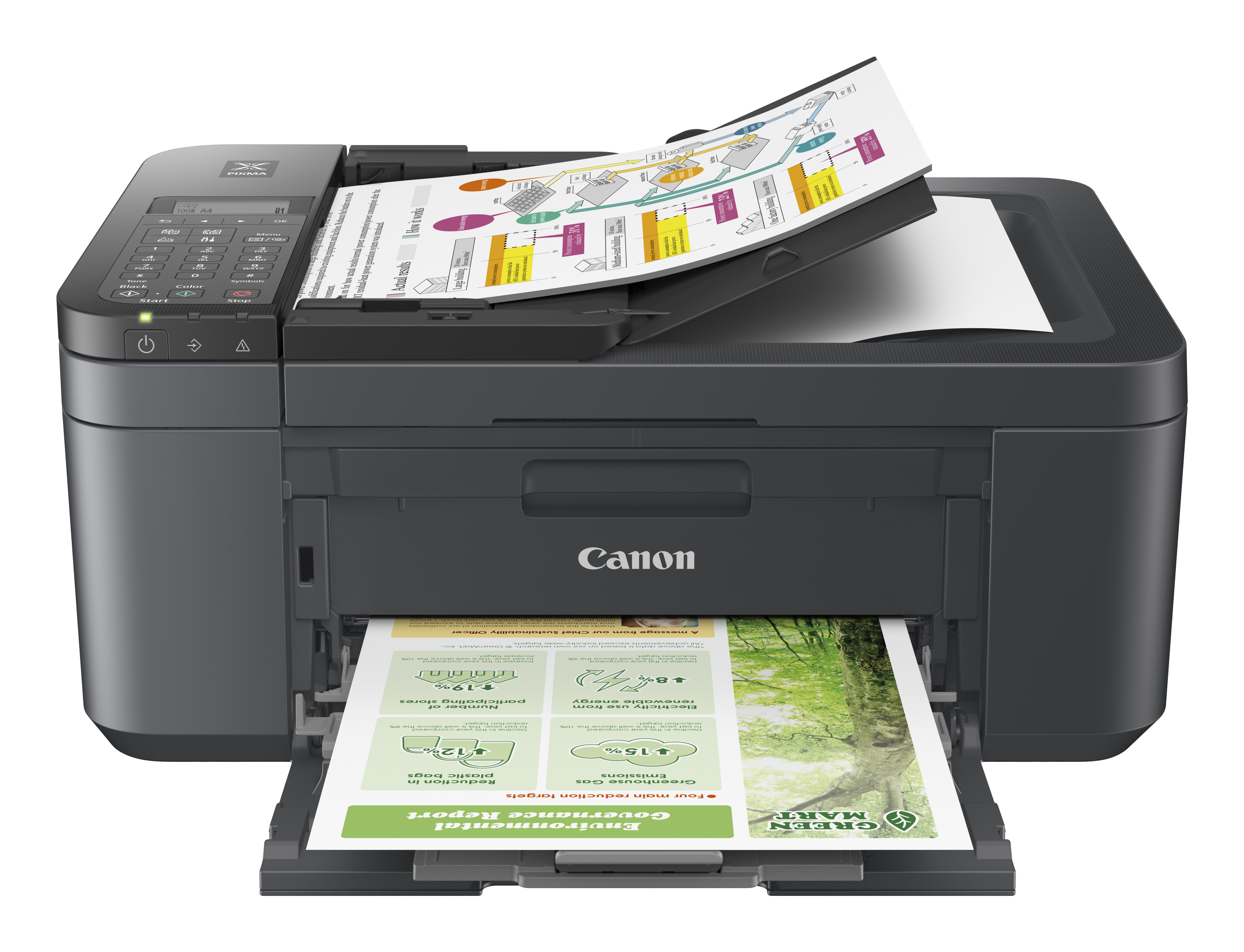Canon PIXMA TR4755i - Multifunktionsdrucker - Farbe - Tintenstrahl - A4 (210 x 297 mm)