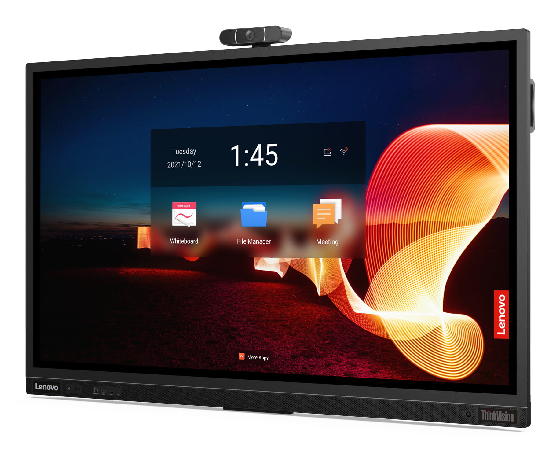 Lenovo ThinkVision T65 - 165 cm (65") Diagonalklasse LCD-Display mit LED-Hintergrundbeleuchtung - interaktiv - mit Touchscreen (Multitouch)