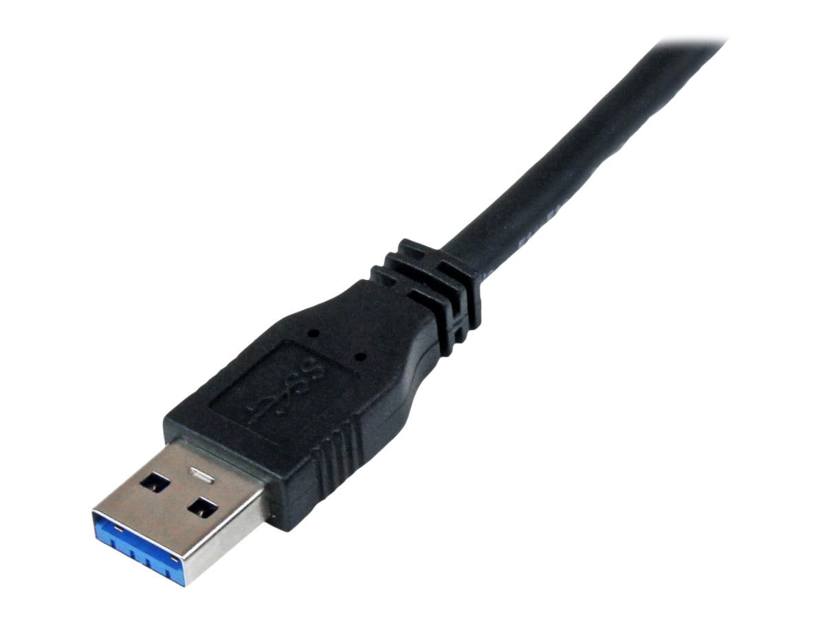 StarTech.com 1m zertifiziertes USB 3.0 SuperSpeed Kabel A auf Micro B - Schwarz - USB 3 Anschlusskabel - Stecker/Stecker - USB-Kabel - Micro-USB Typ B (M)