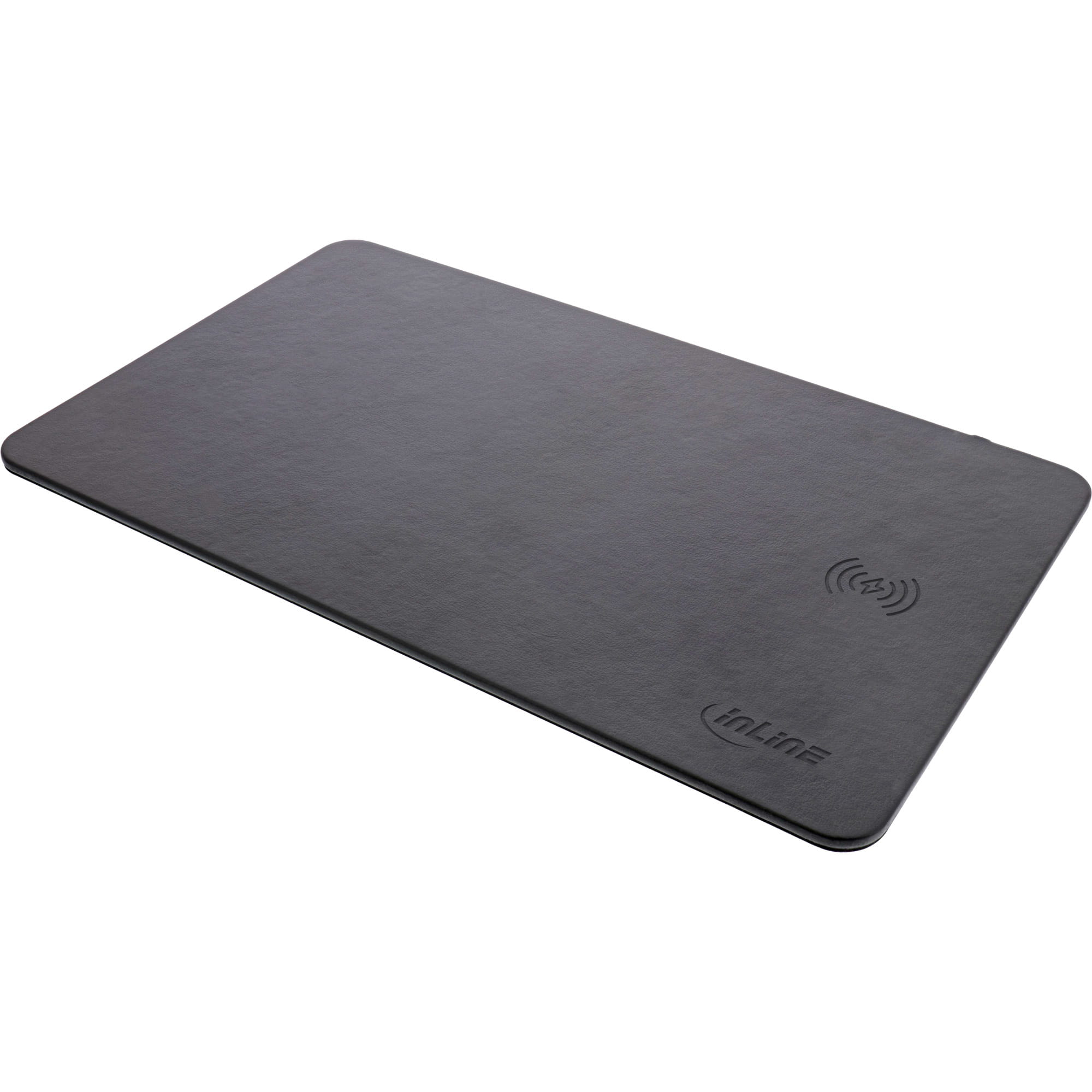 InLine Maus-Pad - Wireless Charging - 370x225x7mm - schwarz