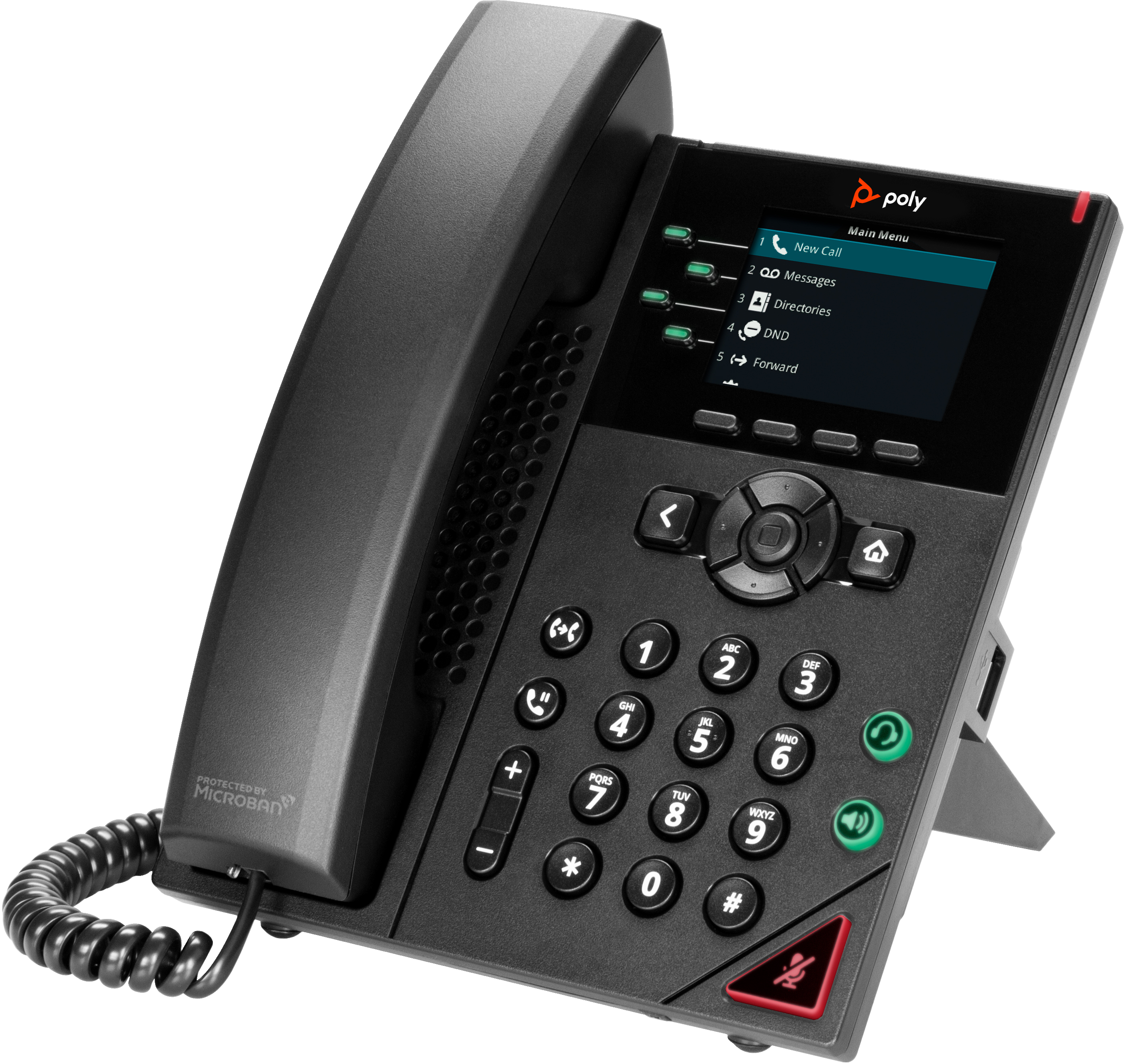 Poly VVX 250 - VoIP-Telefon - dreiweg Anruffunktion