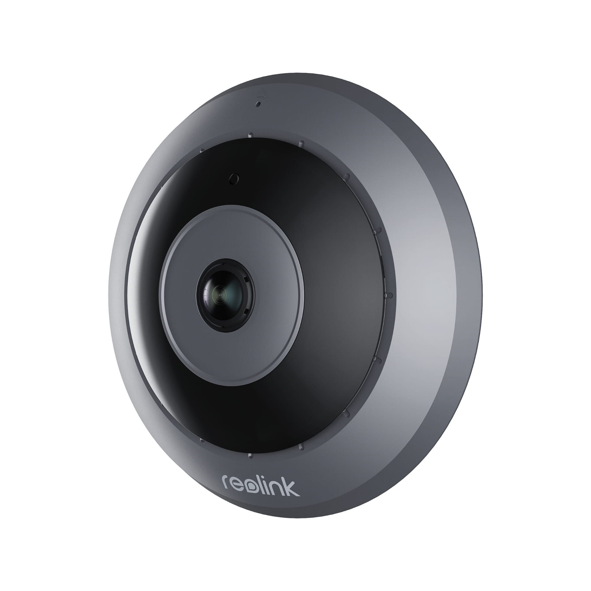 Reolink Fisheye Series W520, IP-Sicherheitskamera, Drinnen, Verkabelt & Kabellos, Google Assistant, Decke/Wand, Schwarz, Grau