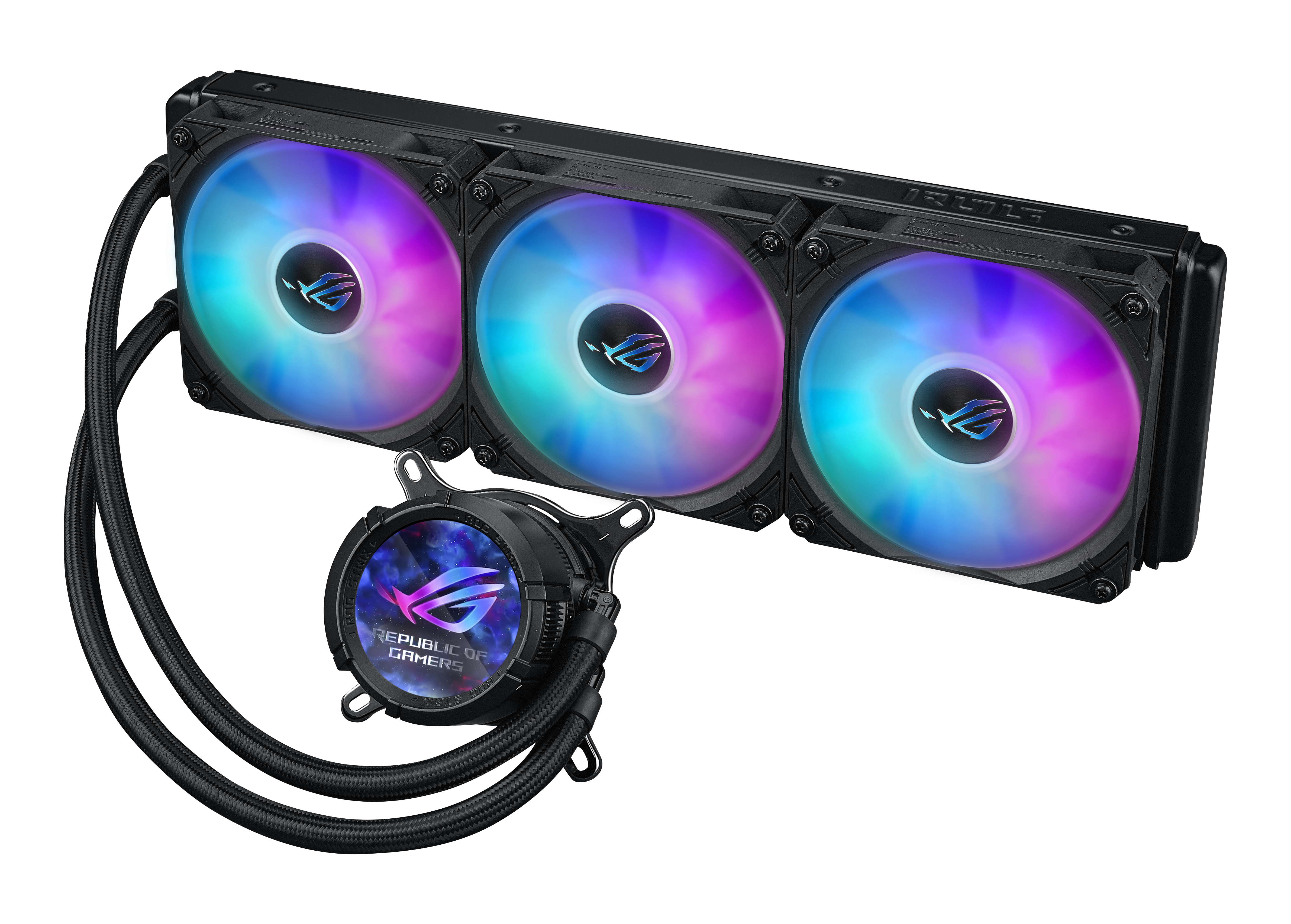 ASUS ROG STRIX LC III 360 ARGB LCD - Prozessor-Flüssigkeitskühlsystem - (für: LGA1700, LGA1200, LGA115x Socket, AM4, AM5)