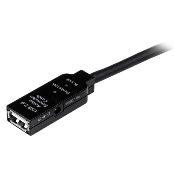 StarTech.com 10m aktives USB 2.0 Verlängerungskabel - St/Bu - USB Verlängerung / Repeater Kabel - USB-Verlängerungskabel - USB (W)