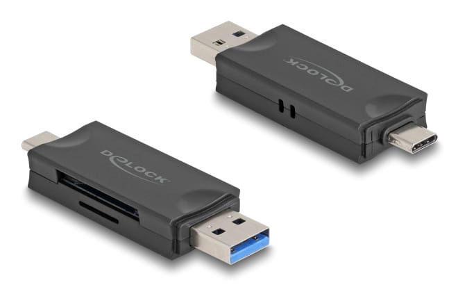 Delock Kartenleser (microSD, SD) - USB 3.0/USB-C