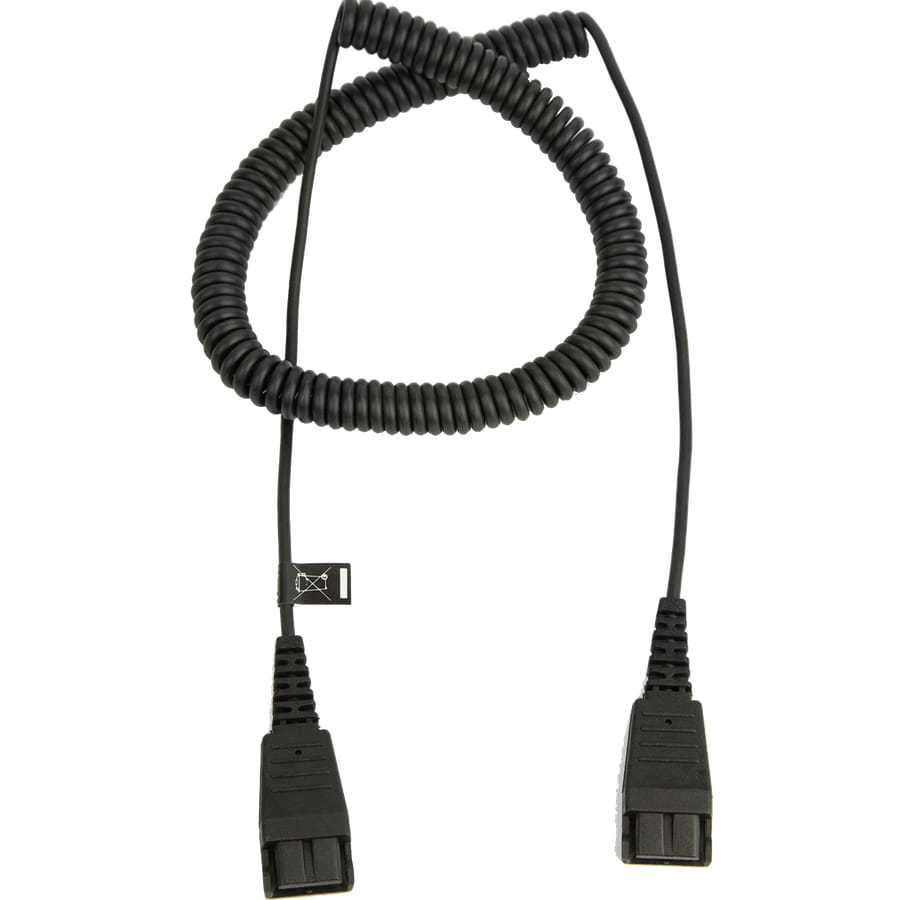 Jabra Verlängerungskabel (2x QD, 2 m, spiral)