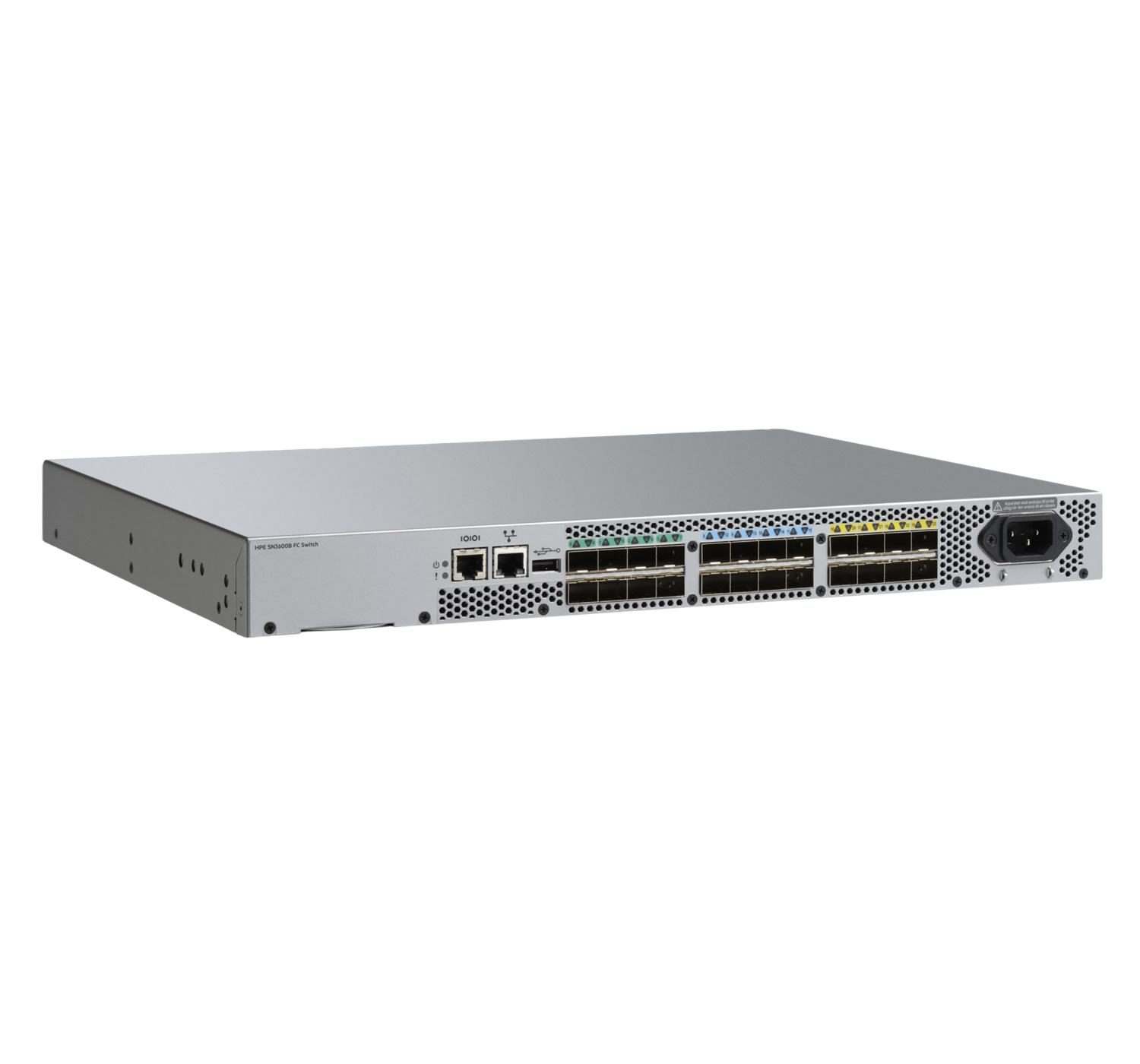 HPE SN3600B 32Gb 24-port/8-port Active Fibre Channel Switch - Switch - managed - 8 x 32Gb Fibre Channel SFP28 + 16 x 32Gb Fibre Channel SFP28 Ports on Demand (POD)