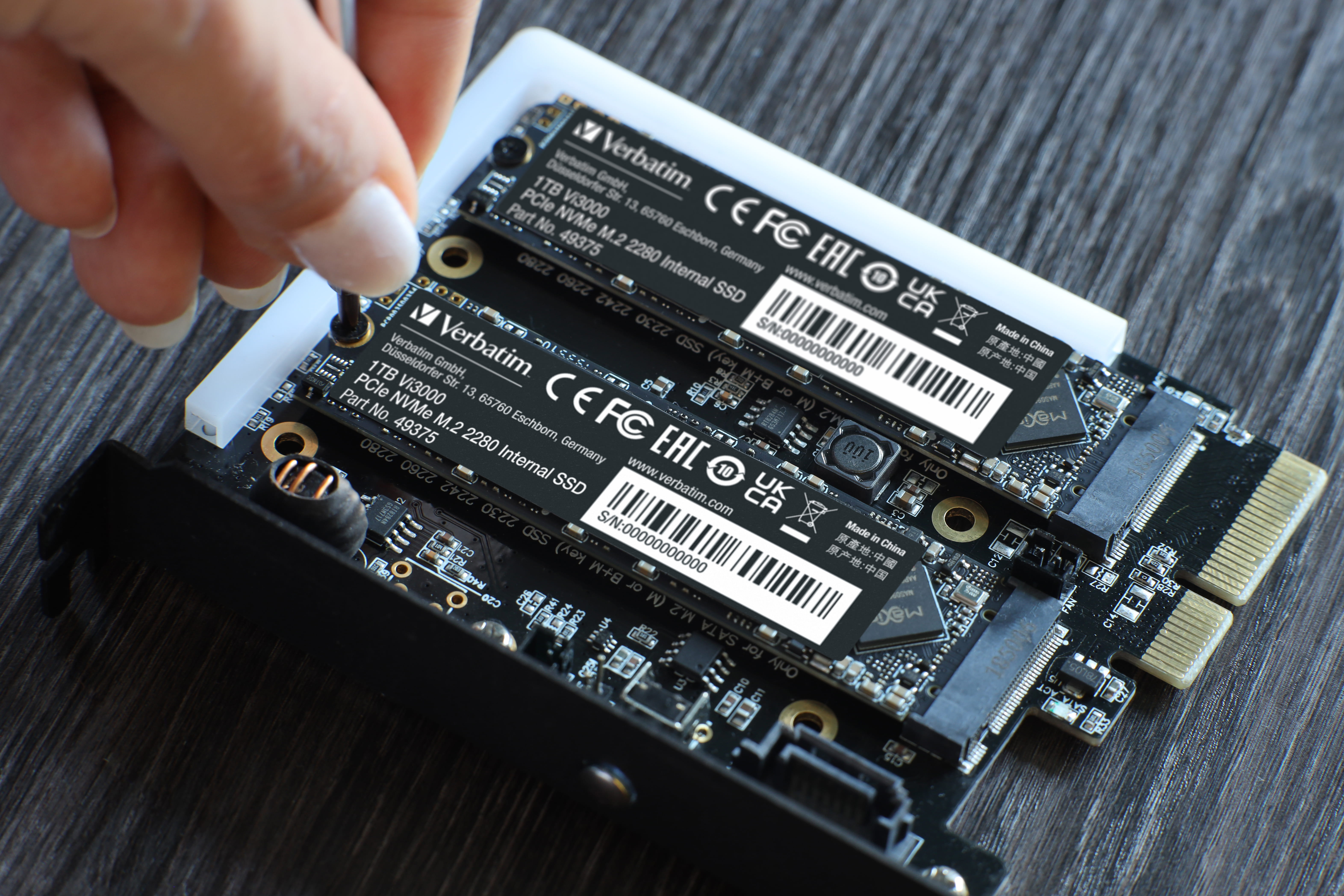 Verbatim Vi3000 - SSD - High Endurance - 1 TB - NVMe - intern - M.2 2280 (M.2 2230)