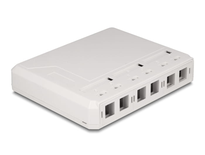 Delock Gehäuse mit modularen Einsätzen - Keystone-Oberfläche