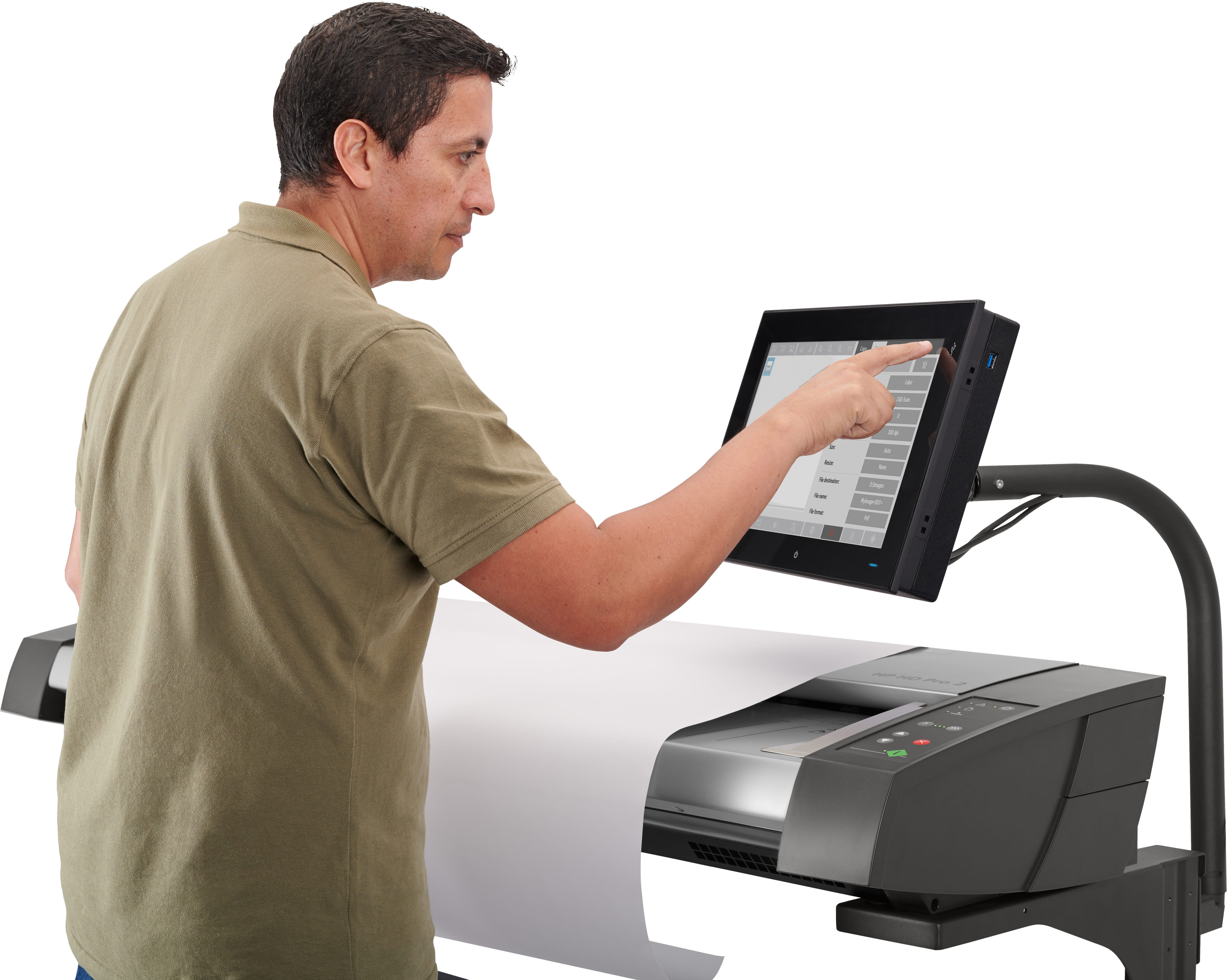 HP HD Pro 2 - Rollen-Scanner - CCD - Rolle (111,8 cm)