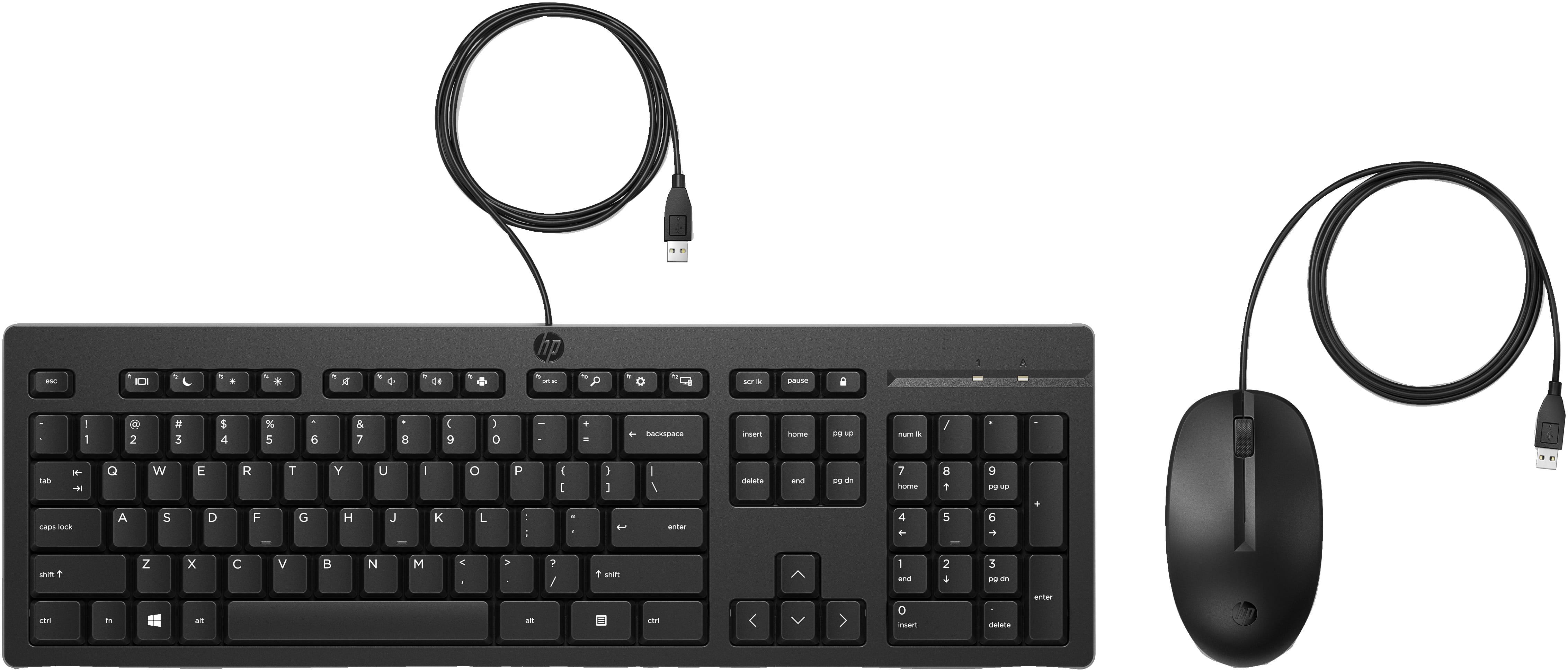 HP 225 - Tastatur-und-Maus-Set - USB - Tschechisch/Slowakish