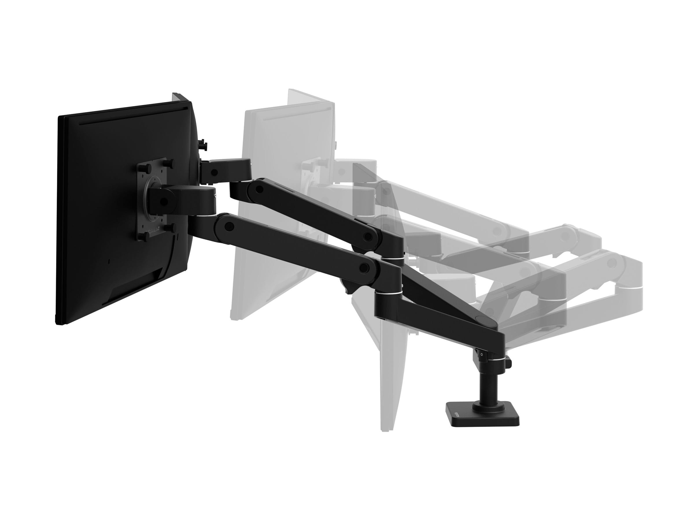 Ergotron LX Pro - Befestigungskit (Doppelarm) - modular - für 2 LCD-Displays - nebeneinander - Aluminium - Schwarz - Bildschirmgröße: bis zu 68,6 cm (bis zu 27 Zoll)