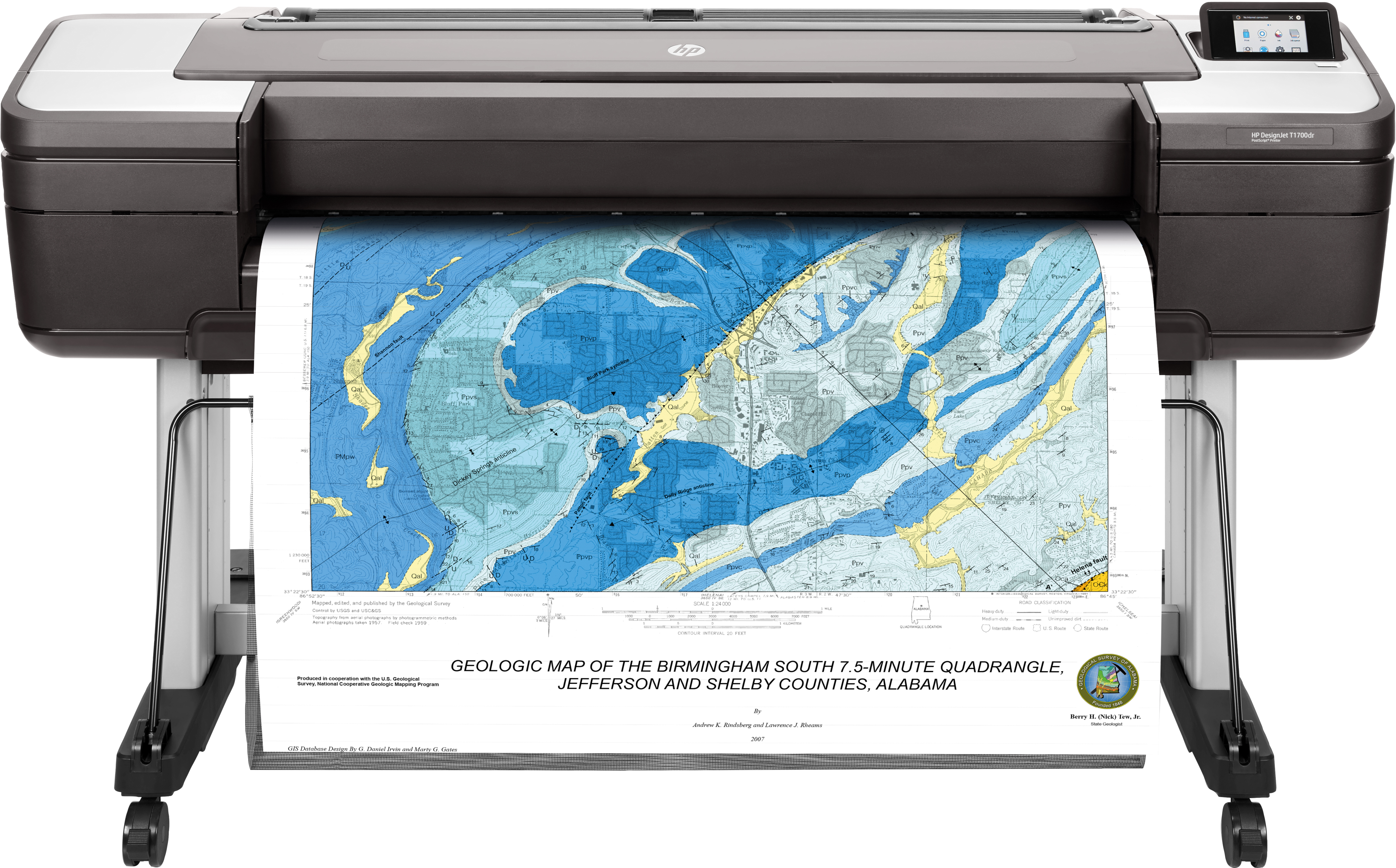 HP DesignJet T1700dr PostScript - 1118 mm (44")