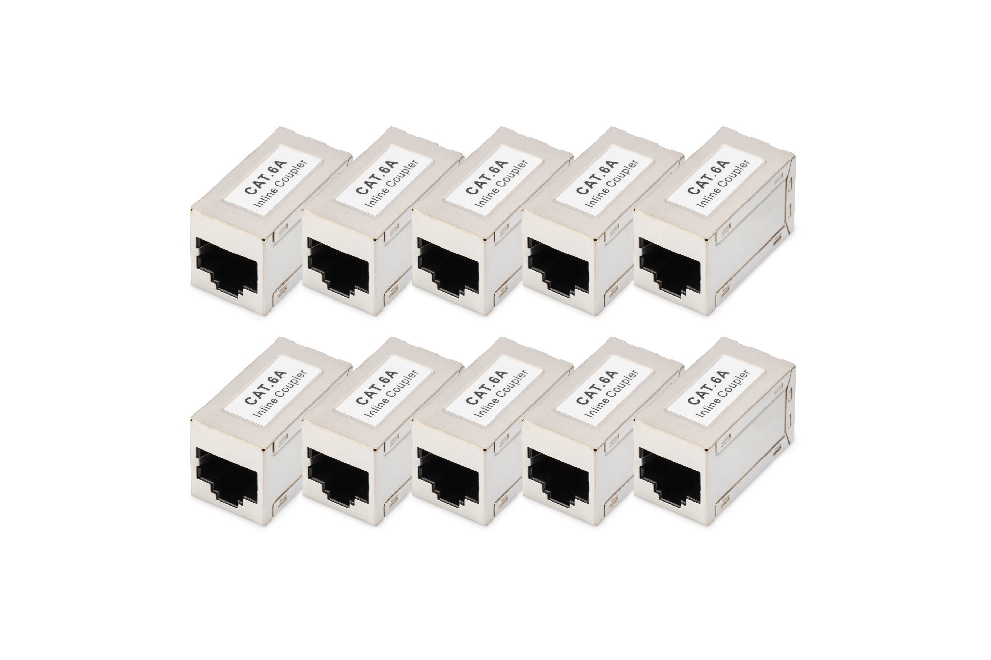 DIGITUS CAT 6A Modulare Kupplung, geschirmt - 10 Stk.